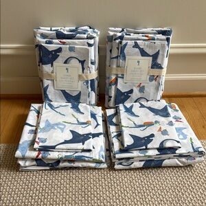 Pottery Barn Kids Shark Ocean Adventure Twin Sheet Sets 1 Available